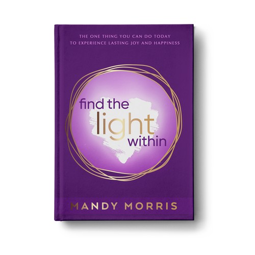 Book cover “find the light within” Design by Levro