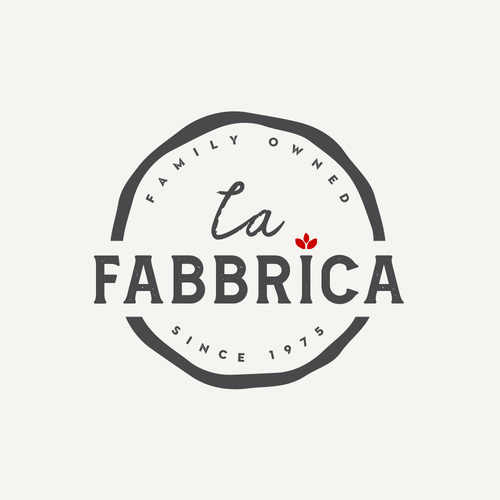 We need a powerful logo for our pizza production - La Fabbrica Design by Armand Par