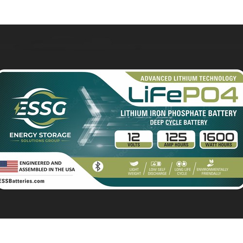 Design a label for Battery Product that sets us apart from our competion Design by Aalamvision