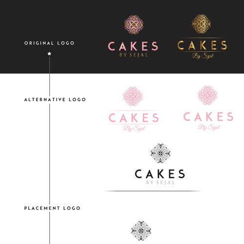 New logo for a young and inspiring luxury wedding cake company Design by Ash15