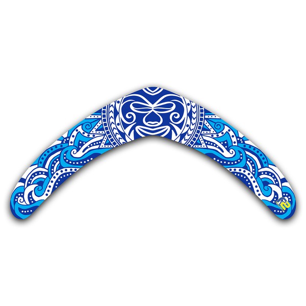 Boomerang with Maorian pattern