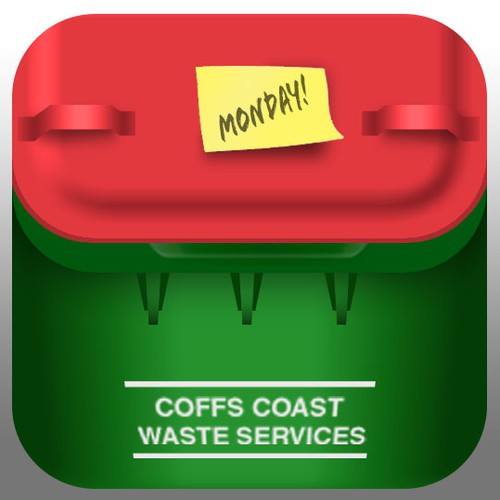 icon or button design for MyBin iPhone App デザイン by Lanvinpierre