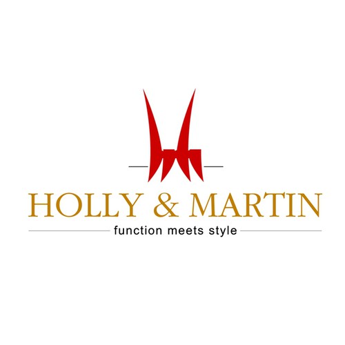 Create the next logo for Holly & Martin Design by mohan's design