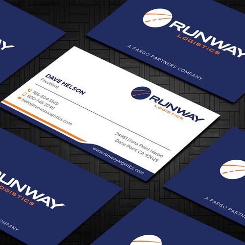 Runway Logistics Business Card Design by Taaiebah