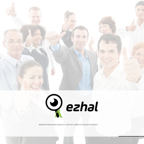 Mobile application logo for "Ezhal" Diseño de a g h a s h i