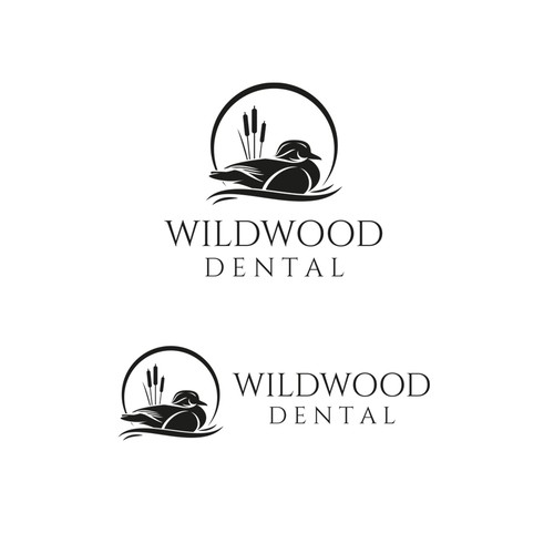 Design a wood duck logo for Wildwood Dental Design by Savanamm