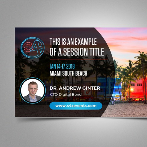 Conference Speaker Graphic To Use In Social Media Design by Artist@Joy