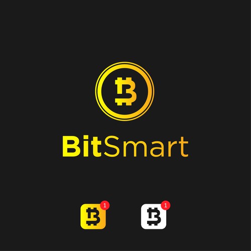 Design best logo for BitSmart crypto wallet app Design by KHAN GRAPHICS ™