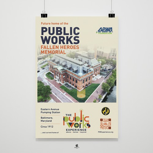 Raise awaress of Public Works and get your designs in the hands of international businesses Design by ADMDesign Studio