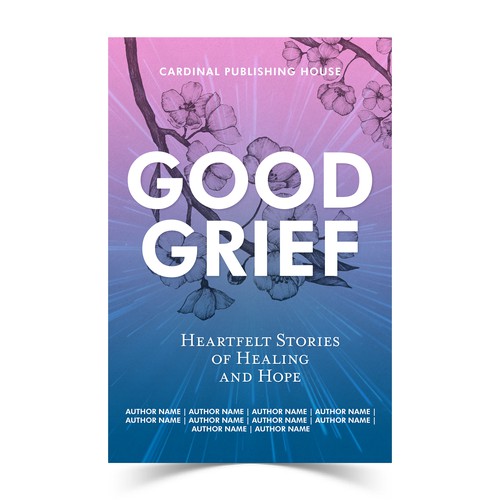 Design a bestselling book cover for People Looking For Ways to Heal Grief Design by The Cloud Digital