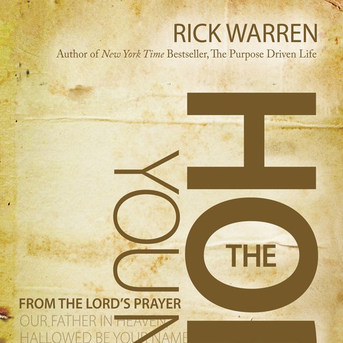 Design Rick Warren's New Book Cover Design réalisé par stemlund