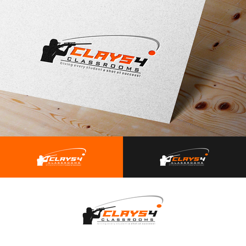 Design a logo for clay shooting fundraising event which will support education. Design by Lettinggo