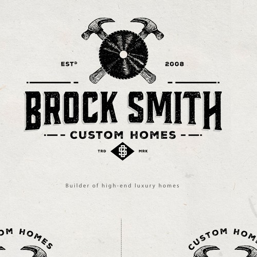 Custom Home Builder Seeks Saw Blade And Hammers Logo Logo Design Contest 99designs