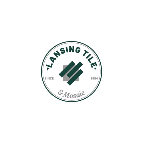 Lansing Tile & Mosaic Logo Update/Refresh for 40th Anniversary Year Design by sunshine_design