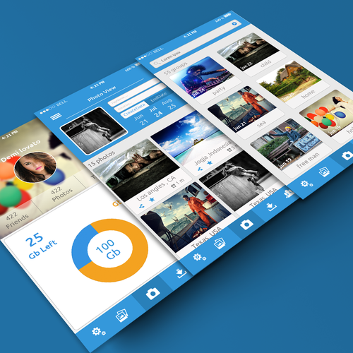 Photo sharing tagging App App design contest