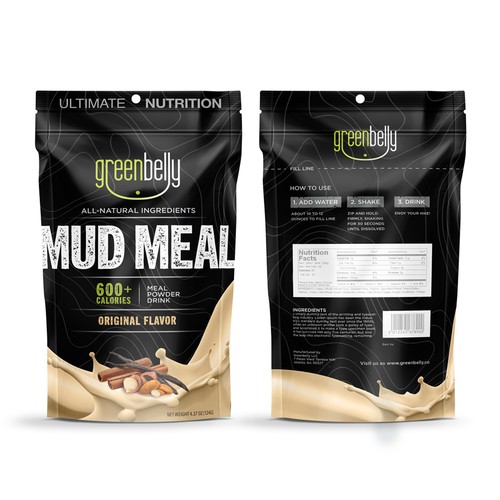 Design our new backpacking food packaging (Greenbelly Meals) Design by Nubia Design