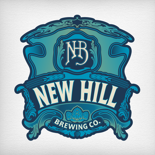 Blend sophistication with edge to create attention grabbing logo for New Hill Brewing Co. Design by DataDesign99d