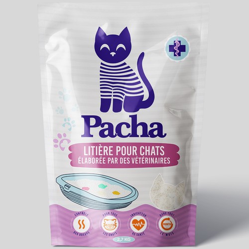 Cat Litter startup Minimalistic packaging - Contest Design by agooshe