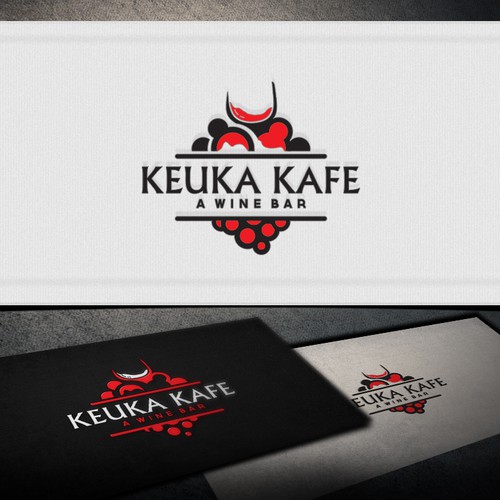 Design di Help Keuka Kafe a Wine Bar with a new logo di Minus.
