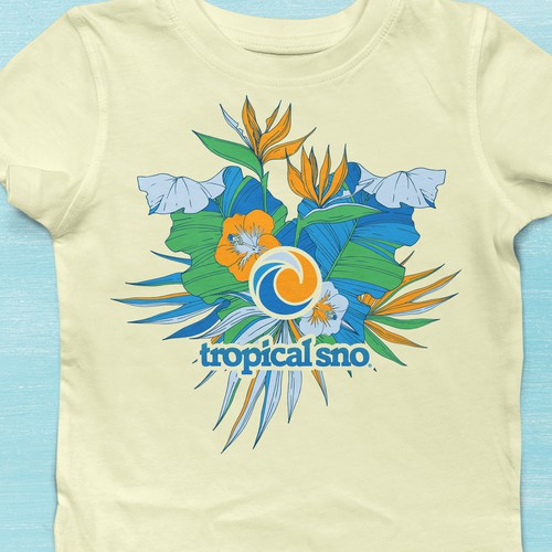 Tropical T-Shirt Design Design by zzzArt