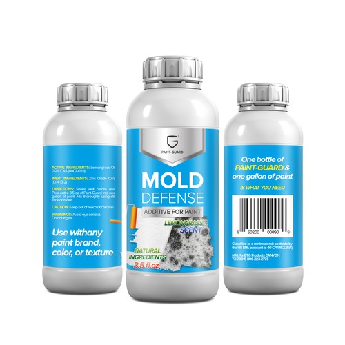 Paint Additive Label Redesigned for Store Shelves Design by creationMB