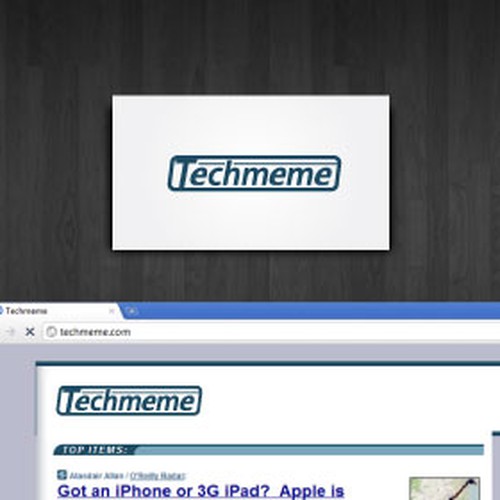 logo for Techmeme Design von brand id