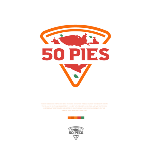 Design Pizza/Pie Logo for traveling family pizza business Design by -NLDesign-