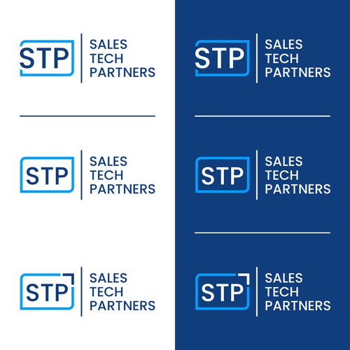 Sales Tech Partners Logo Diseño de Abuzar_Studio™