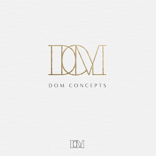 3 Letter Minimalistic interconnected Logo with Clean Lines Design by loquesedesign™