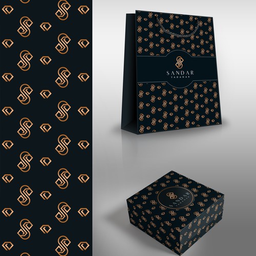 Luxury Brand Pattern for various uses Design by LeliaS