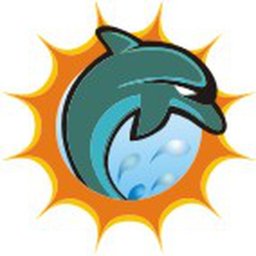 99designs community contest: Help the Miami Dolphins NFL team re-design its logo! Diseño de poekal