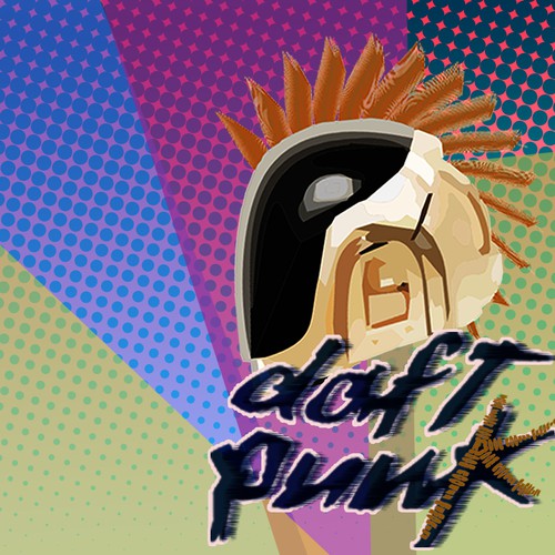 99designs community contest: create a Daft Punk concert poster デザイン by Maggiemaixixi905