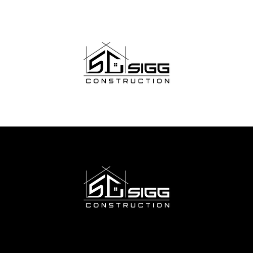 New architectural house image/logo for high end home builder in Colorado, USA Design by Madink Studio