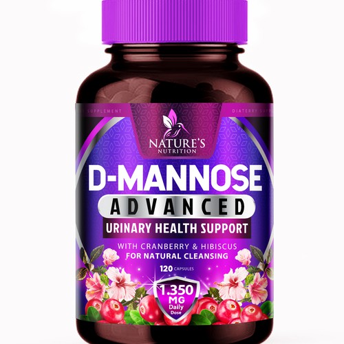 Design Colorful D-Mannose Design Needed for Nature's Nutrition di agooshe