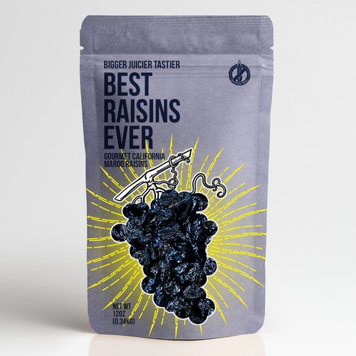 Best Raisins Ever - package design for PREMIUM raisins Design by Chupavi