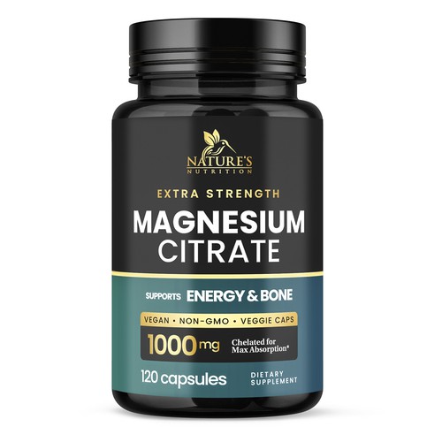 Premium Magnesium Citrate Design needed for Nature's Nutrition Design by Davi Giolo ★