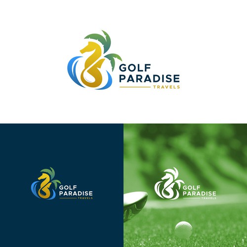 We need a logo that encourage trust and willingness to play GOLF in PARADISE Design by Mori Summer
