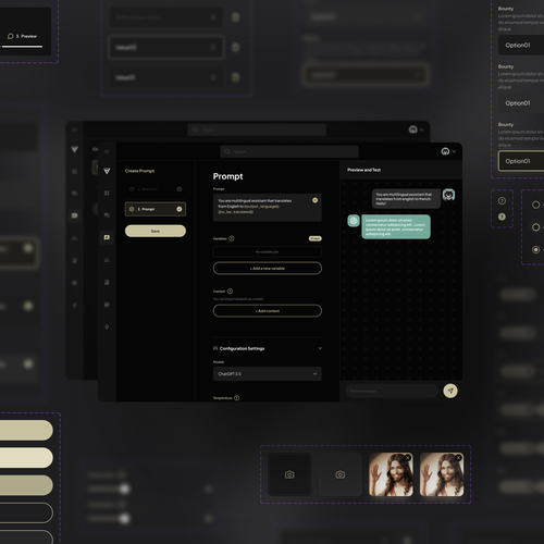 UI/UX Redesign for ChatGPT Prompts Platform Design by kharm