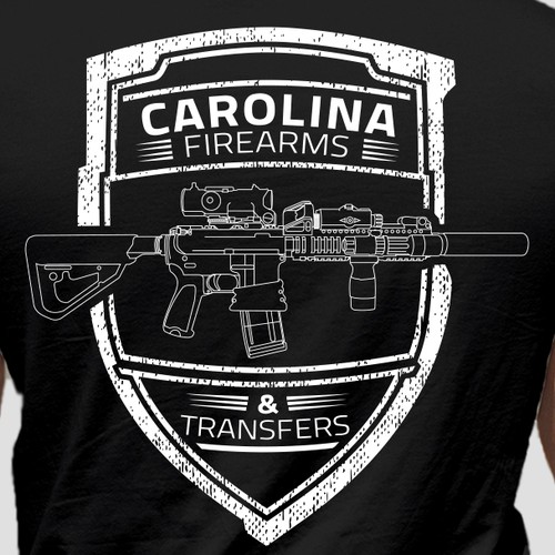 Create Carolina Firearms some tactical gun themed shirt designs Design by Lala Design