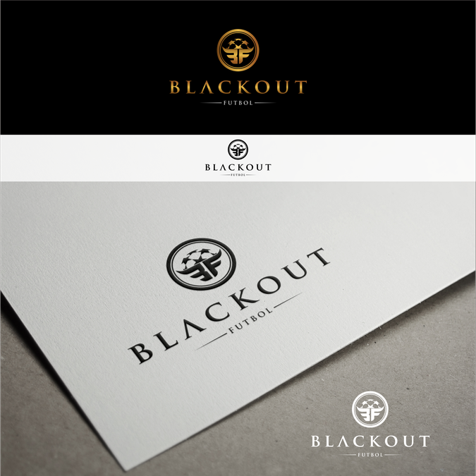 Create a unique logo for luxury sport/fashion brand; Blackout Futbol