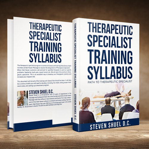 Book Cover..... Training Syllabus Design by studio02