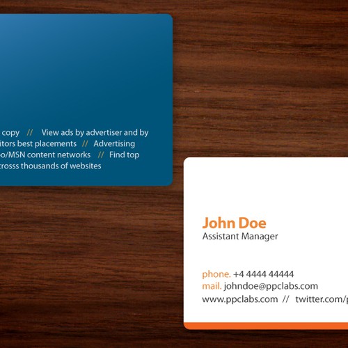 Business Card Design for Digital Media Web App Réalisé par sand.witch