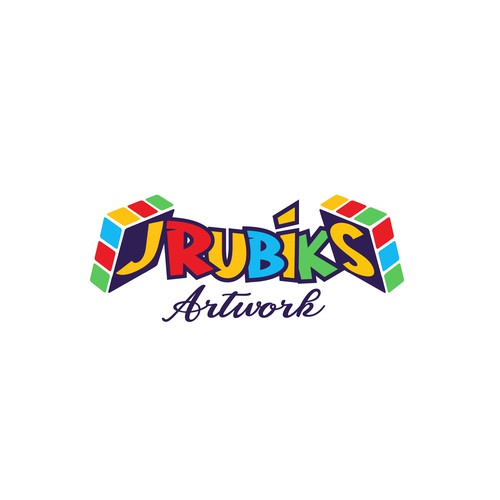 Puzzle together a Rubiks Cube Art business design! Design by Da Vinci Kabs