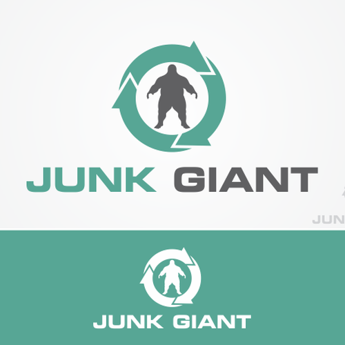 Create a modern, eye-catching logo for junk removal company Junk Giant. Design by Brainstorming_day