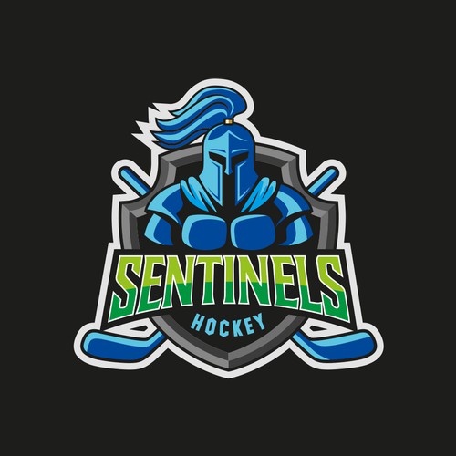 Sentinels Hockey - Team Logo Design by eselwe