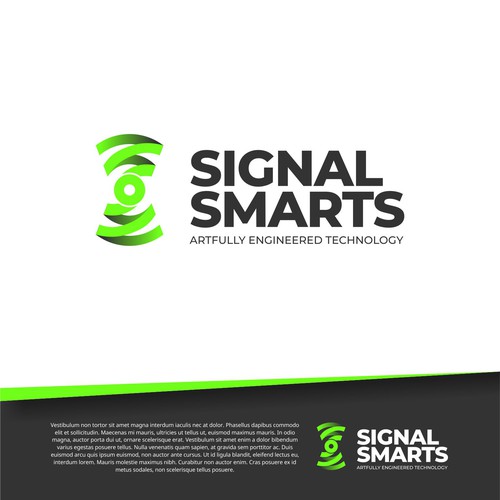 Design a Modern, Geometric Logo for Signal Smarts: We are Network and Wireless Technology Artists!! Design réalisé par AdiGun