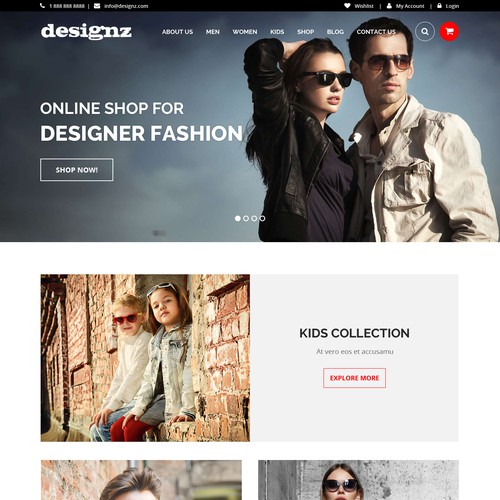 Web page design contest entry by pb⚡️