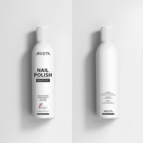 Arista Nail Polish Remover Design by Mostafa Shora