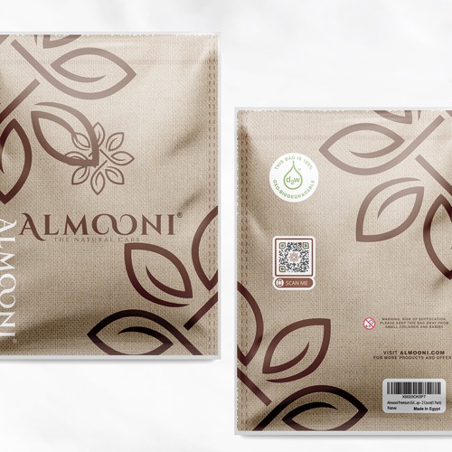 Design a simple yet elegant polybag packaging for our loofah brand Design by bcra