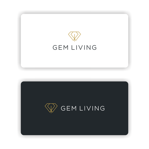 Geometrical, minimalist, modern brand design for Gem Living Design by M a i s y a